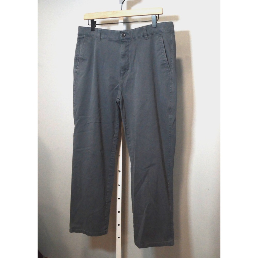 Docker's Men's Size 34x29 Gray Pants Smart 360 Flex Ultimate Chino
